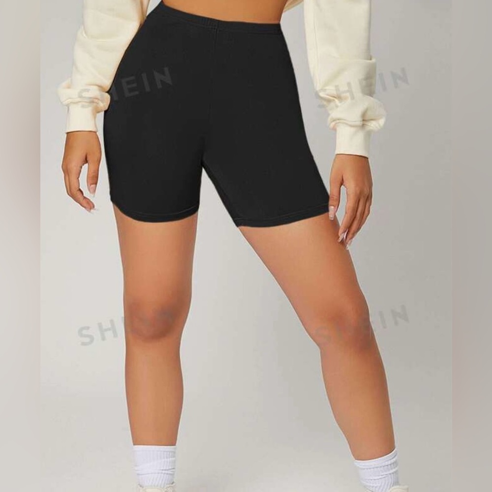 Black Biker Shorts